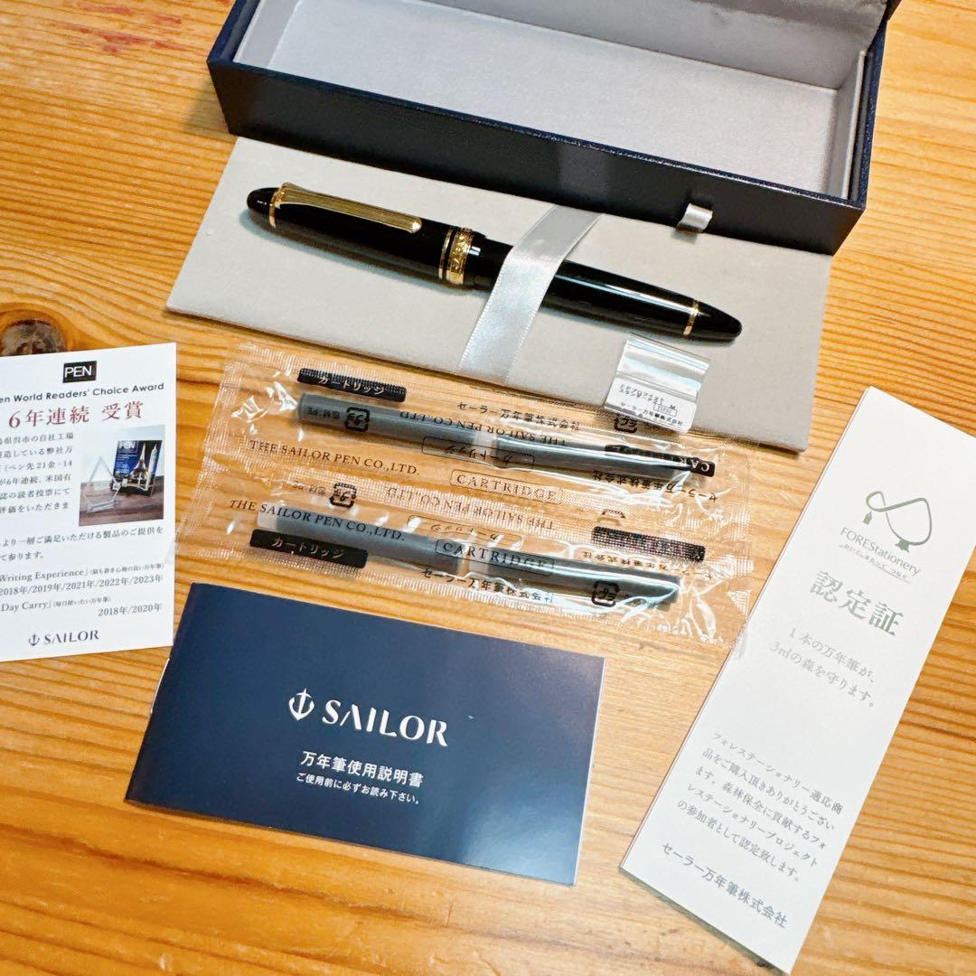 【調整済み・美品】セーラー万年筆 プロフィットスタンダード21 中字 M