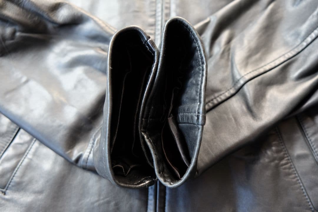 BANANA REPUBLIC 90s ヴィンテージ 短丈 レザージャケット S