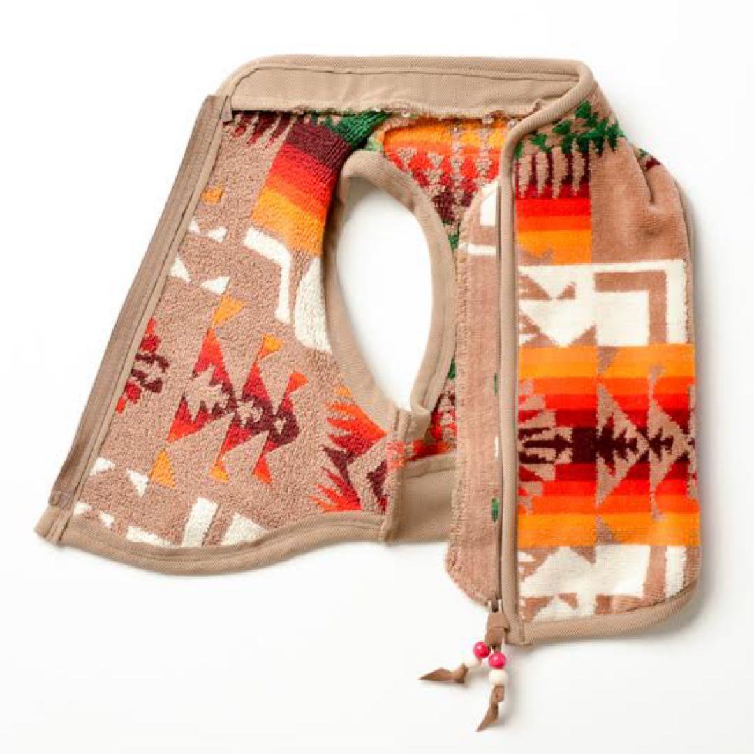 PENDLETON×entourage別注のドッグウェア犬服／ベージュ