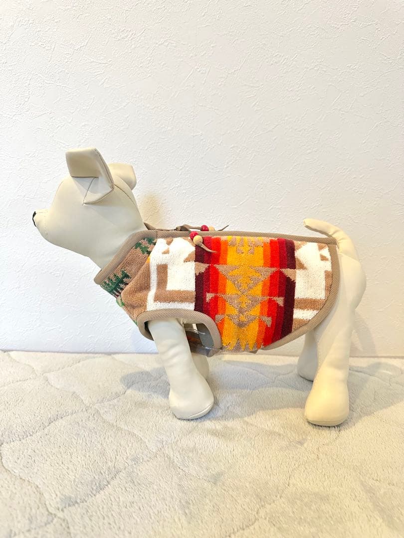 PENDLETON×entourage別注のドッグウェア犬服／ベージュ