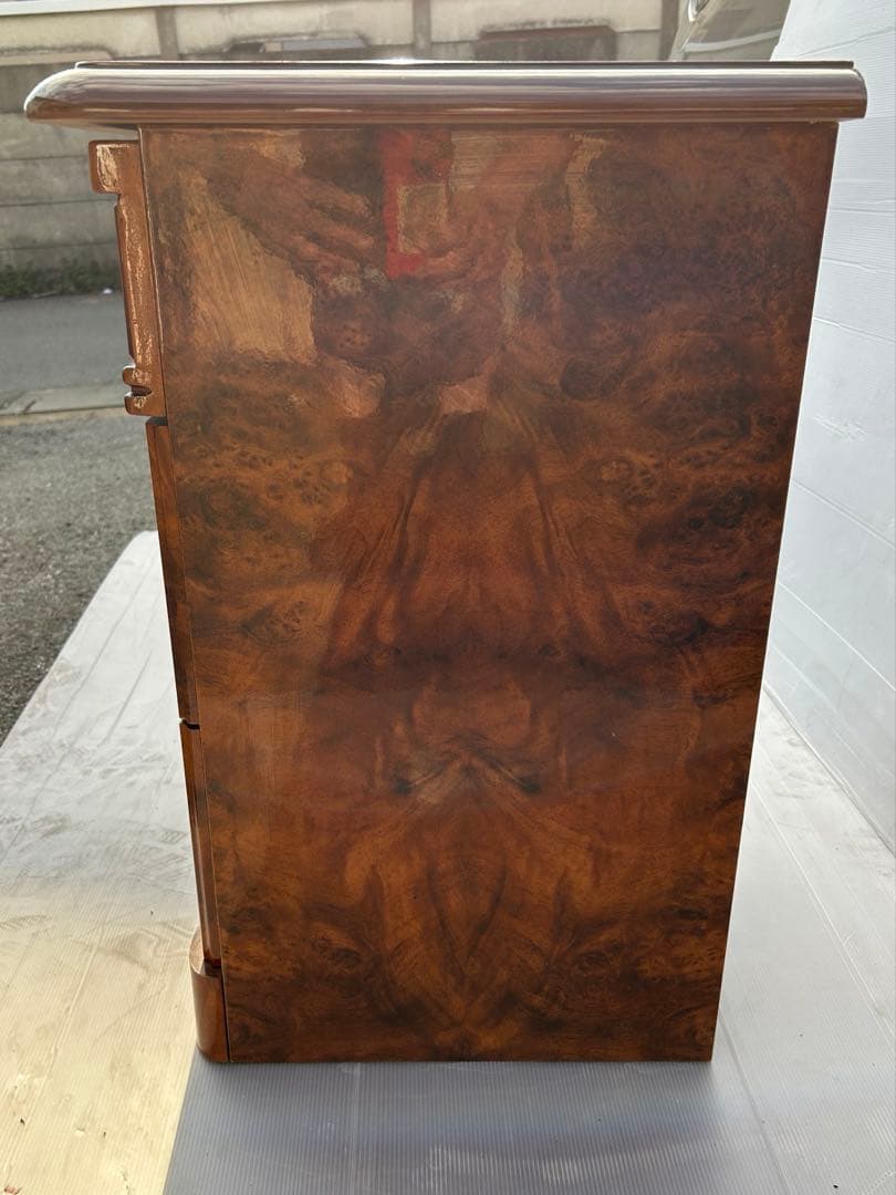 イタリア家具 ローチェスト 3段引き出し アンティーク風