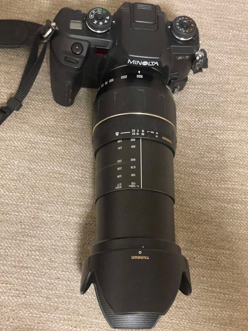 MINOLTA α-7 フィルムカメラ TAMRONレンズ付き