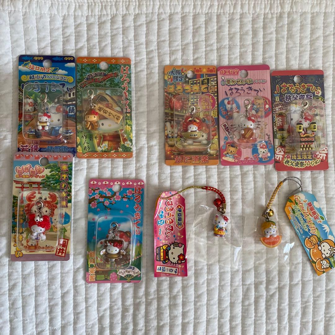 【バラ売り不可】ご当地キティ　チャーム　根付け　58個まとめ売り