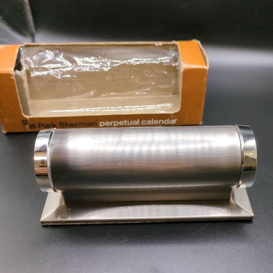 パークシャーマン 卓上デスクカレンダー ヴィンテージ レトロ 箱付き