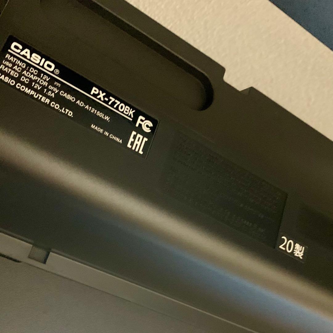 CASIO PX-770BK 2020年製 電子ピアノ 福岡市より手渡し対応のみ