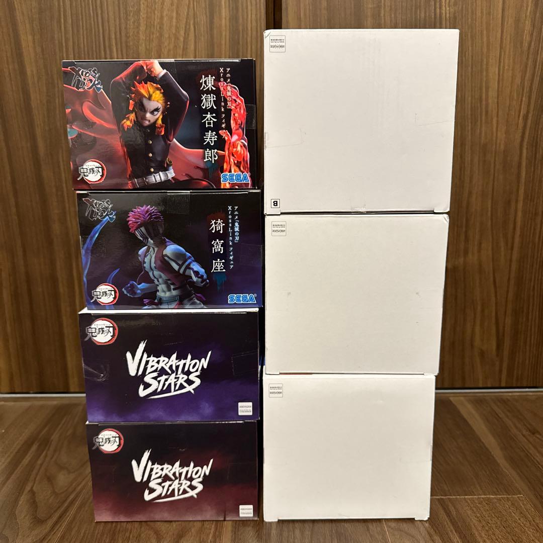 鬼滅の刃　フィギュア7体セット　童磨/我妻善逸B/猗窩座/胡蝶しのぶ/煉獄杏寿郎