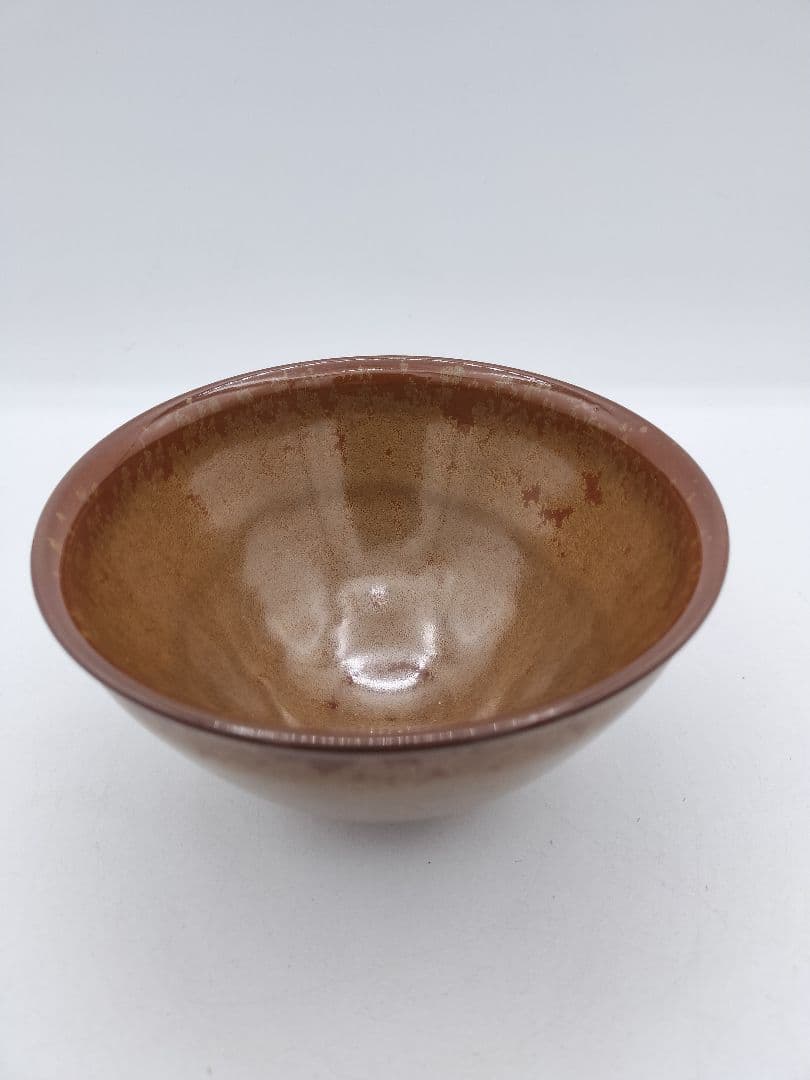 c412 数茶碗 金結晶 加藤藤山 10客 木箱 茶道具 古物