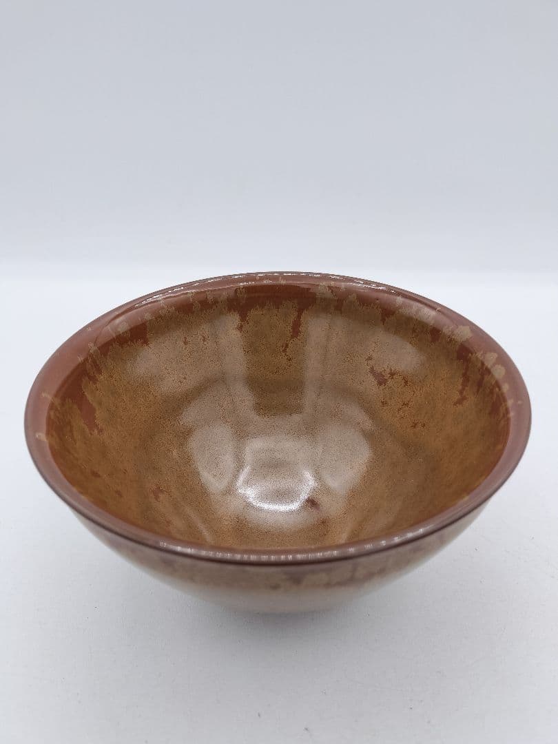 c412 数茶碗 金結晶 加藤藤山 10客 木箱 茶道具 古物