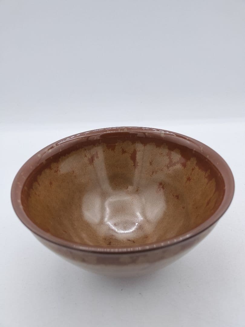 c412 数茶碗 金結晶 加藤藤山 10客 木箱 茶道具 古物