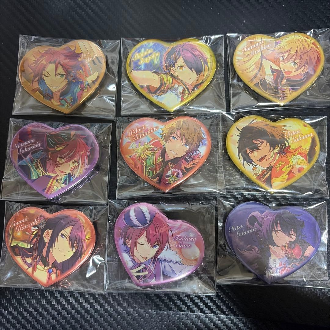 あんさんぶるスターズ　ハート缶バッジ