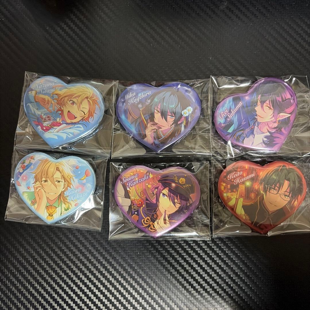 あんさんぶるスターズ　ハート缶バッジ