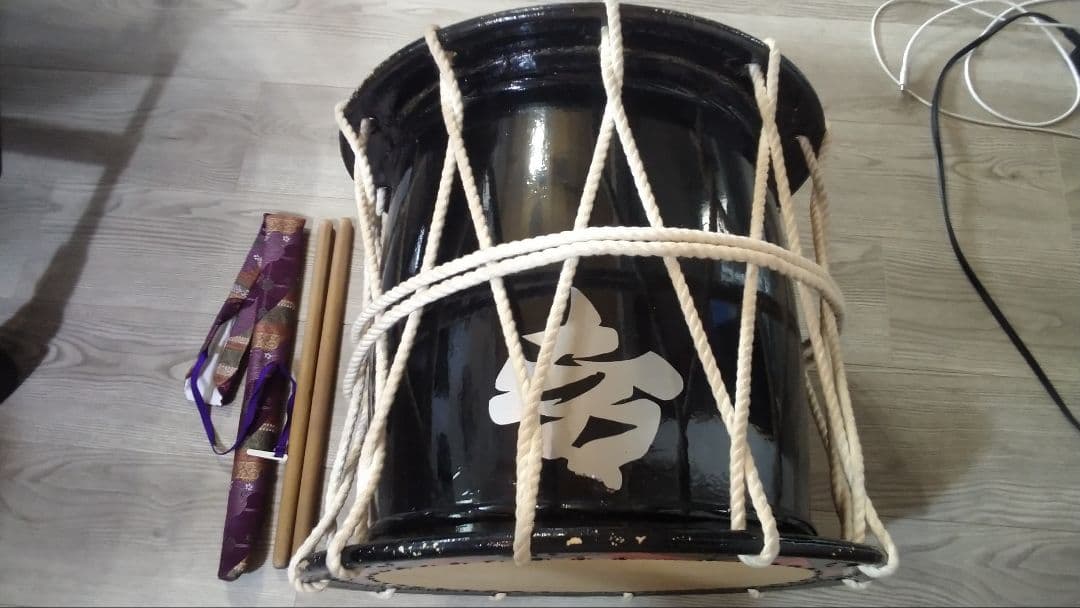 盛岡さんさ踊り太鼓 バチ付き