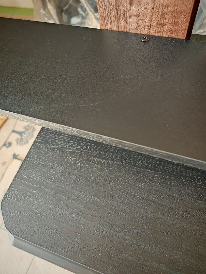 朝日木材加工　 壁寄せテレビスタンド WS-C690-DB