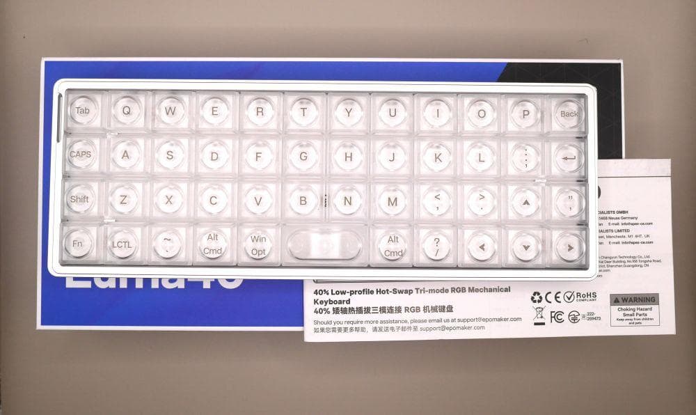 EPOMAKER Luma 40 メカニカルキーボード