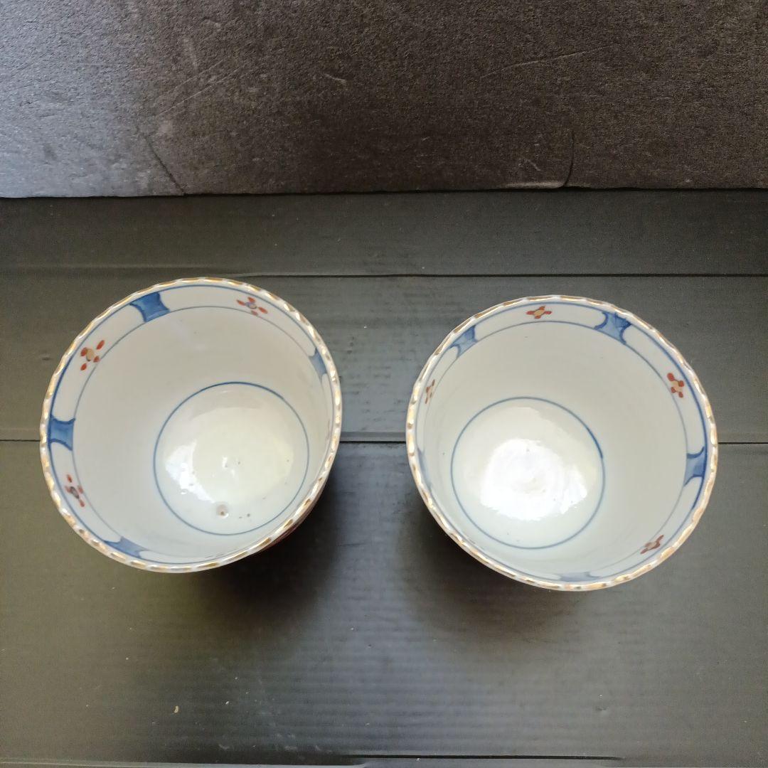 古伊万里　色絵蕎麦猪口