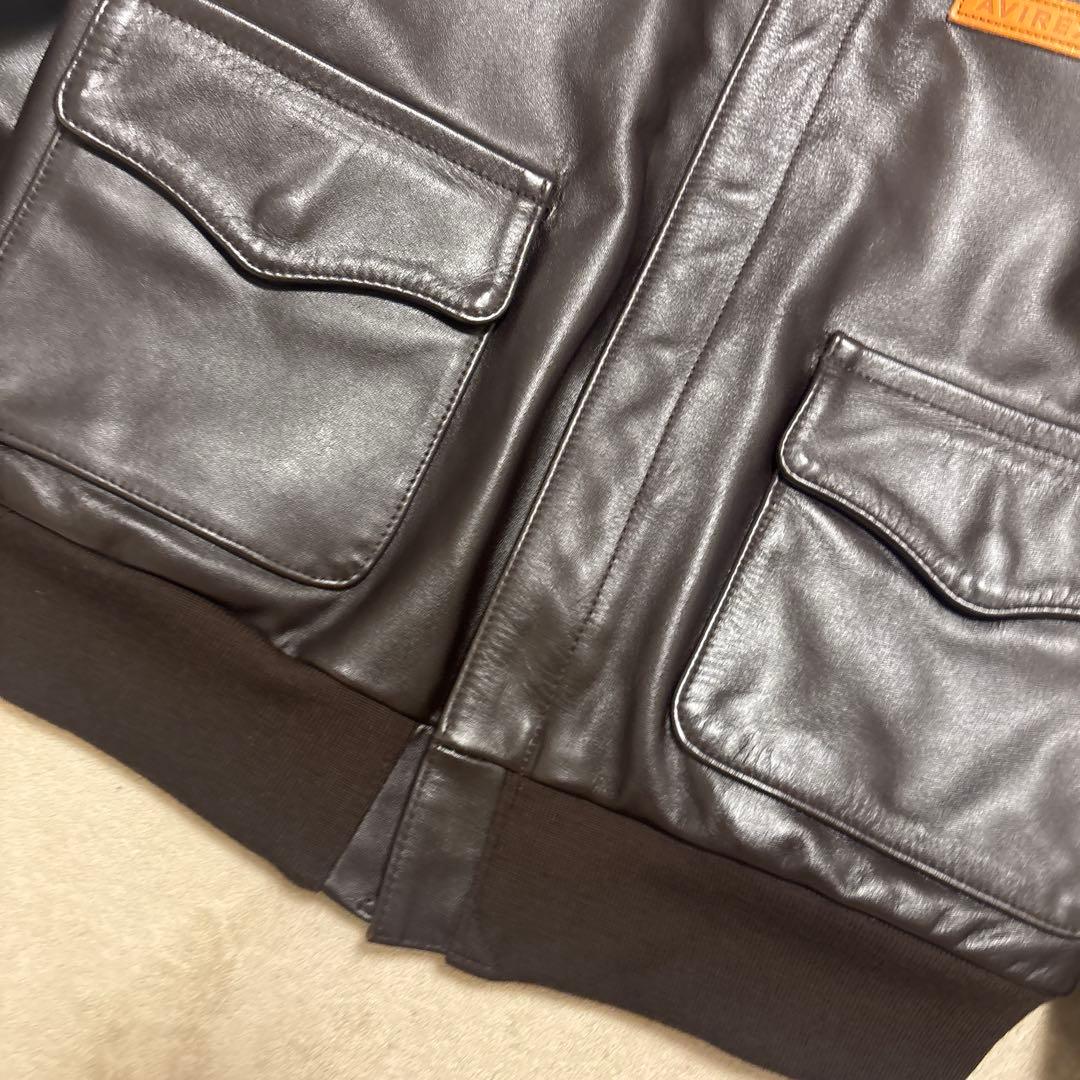 美品 AVIREX レザージャケット フライトジャケット A-2 ホースレザー