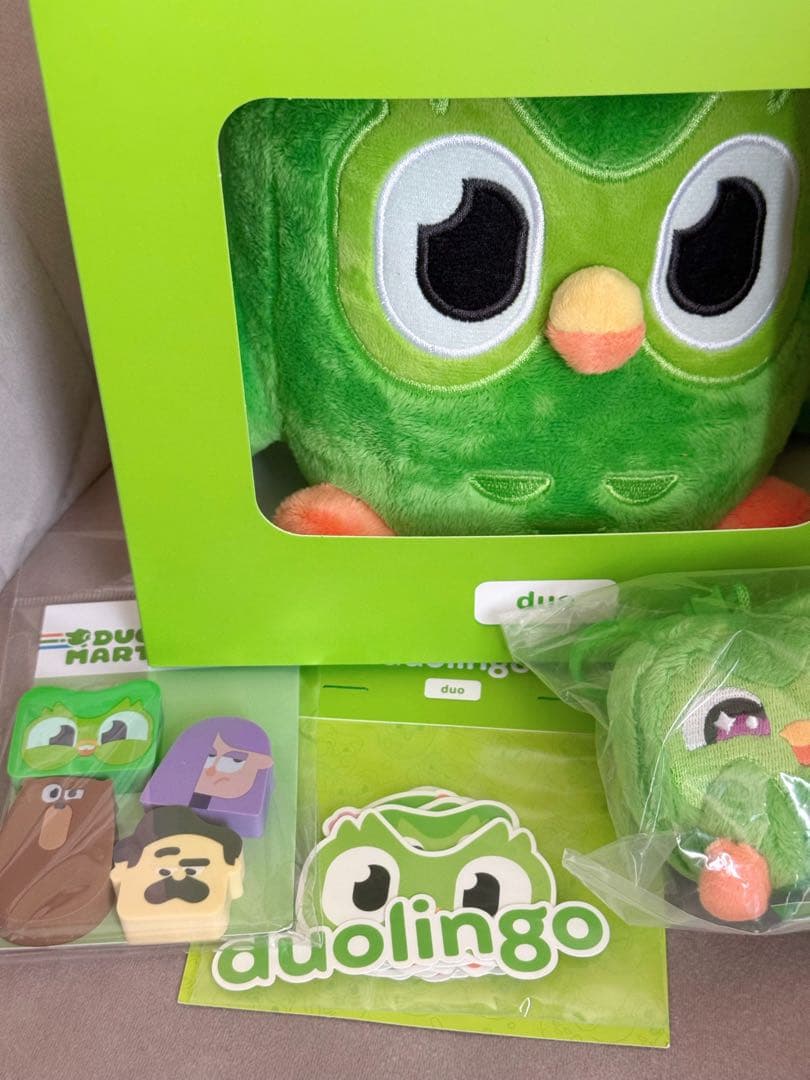 Duolingo ぬいぐるみセット