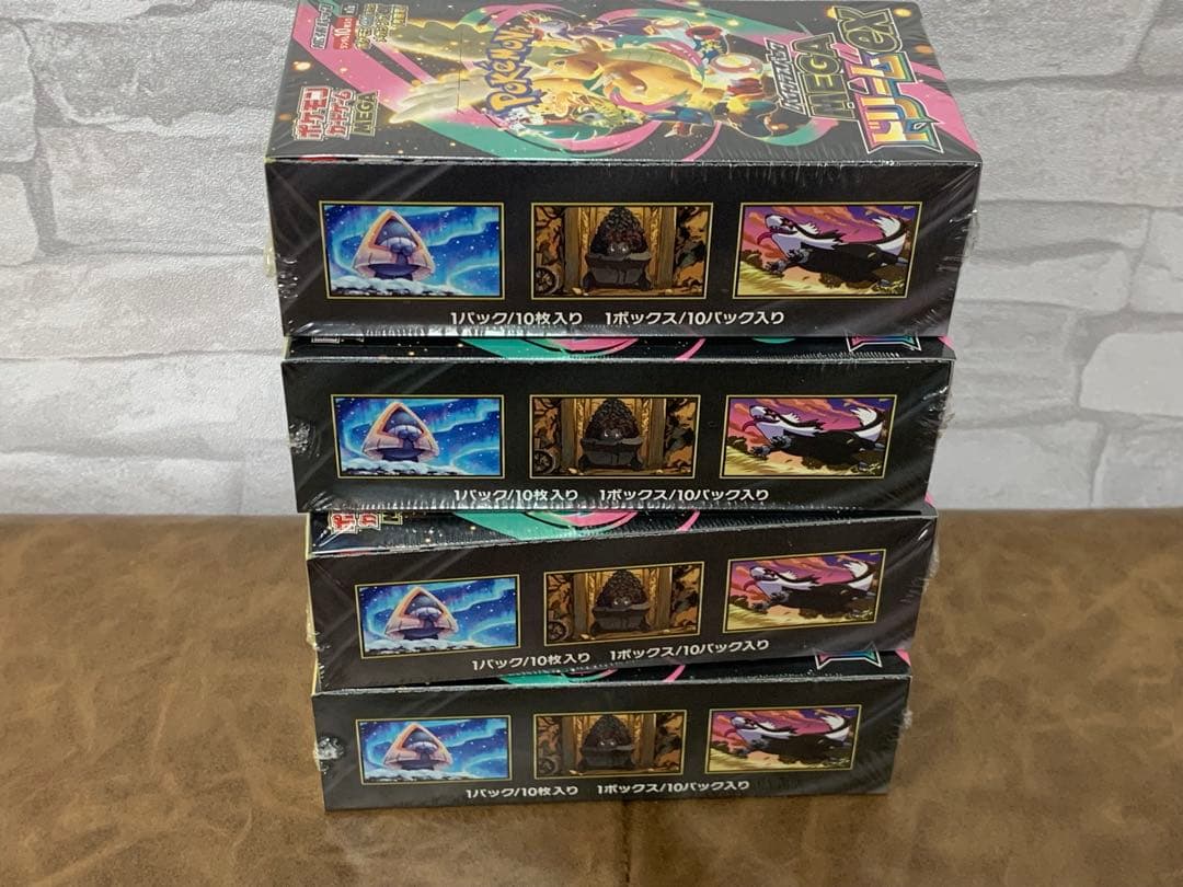 ポケモンカード MEGAドリームex 4box 新品未開封 シュリンク付き