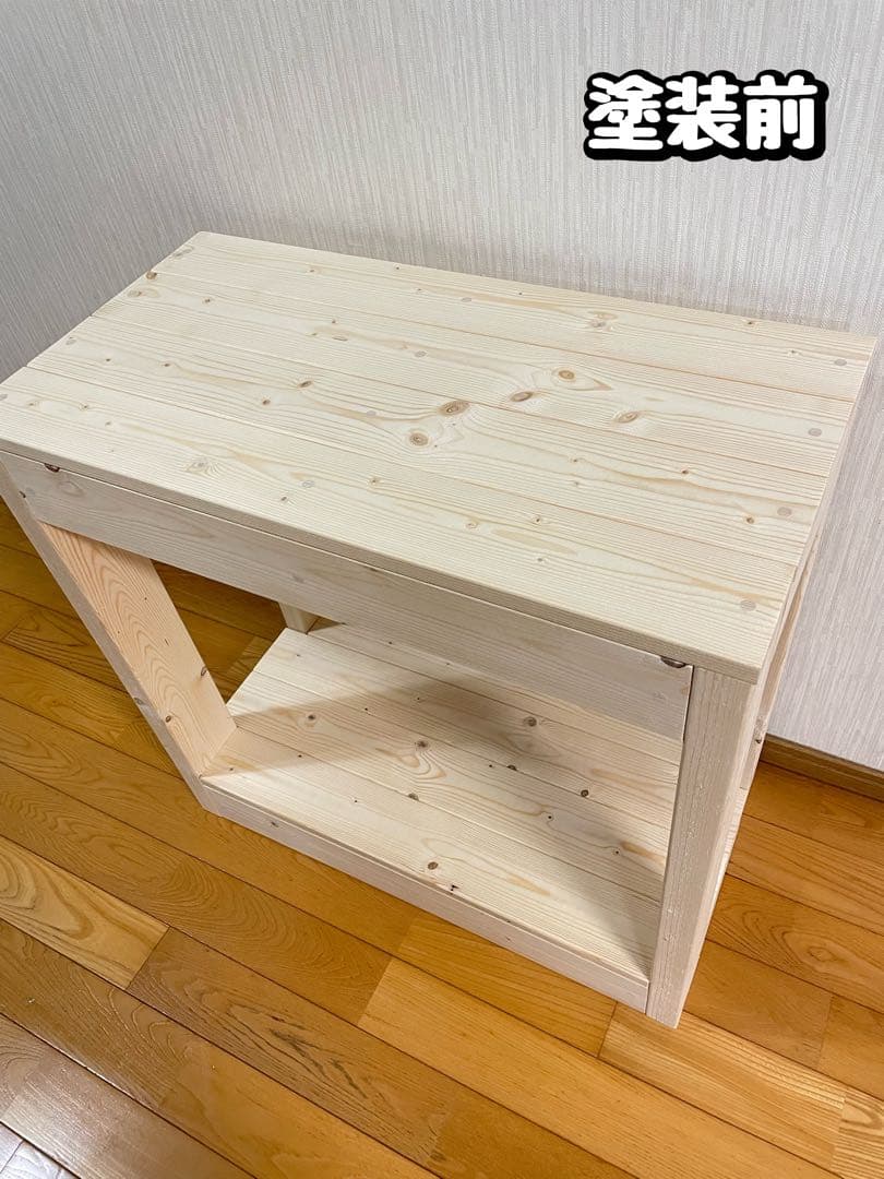 60サイズ水槽が上下に置ける水槽台　薄いホワイトカラー