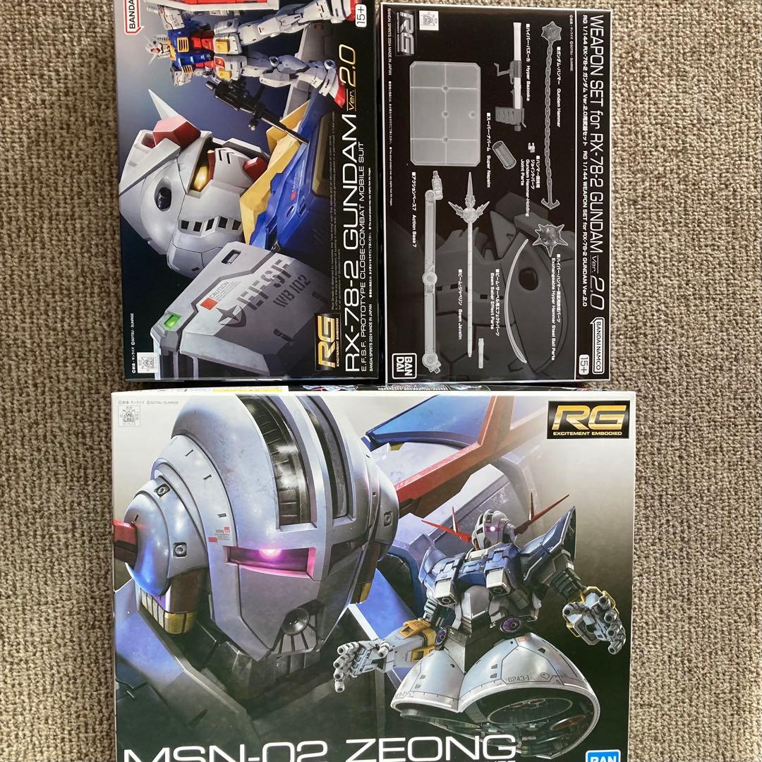 RG RX-78-2ガンダムVer.2.0、ジオング ガンダム用武器セット