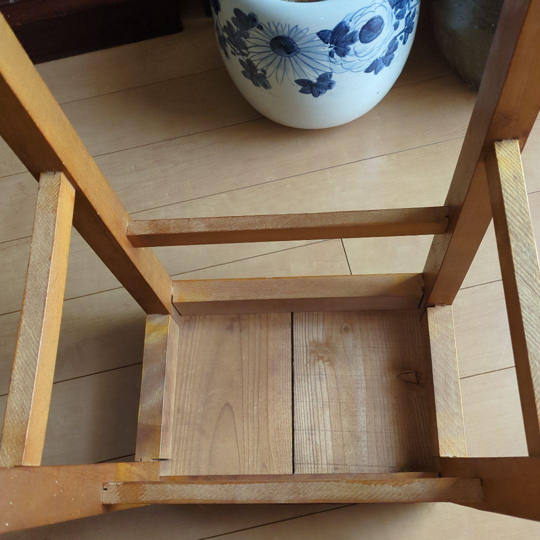 アンティーク　ミシンの椅子　イス　スツール　古民家