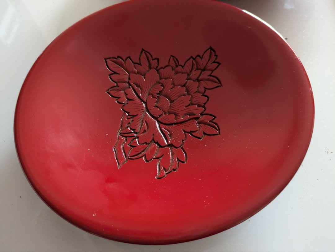 村上堆朱 煎茶一式セット 菓子器