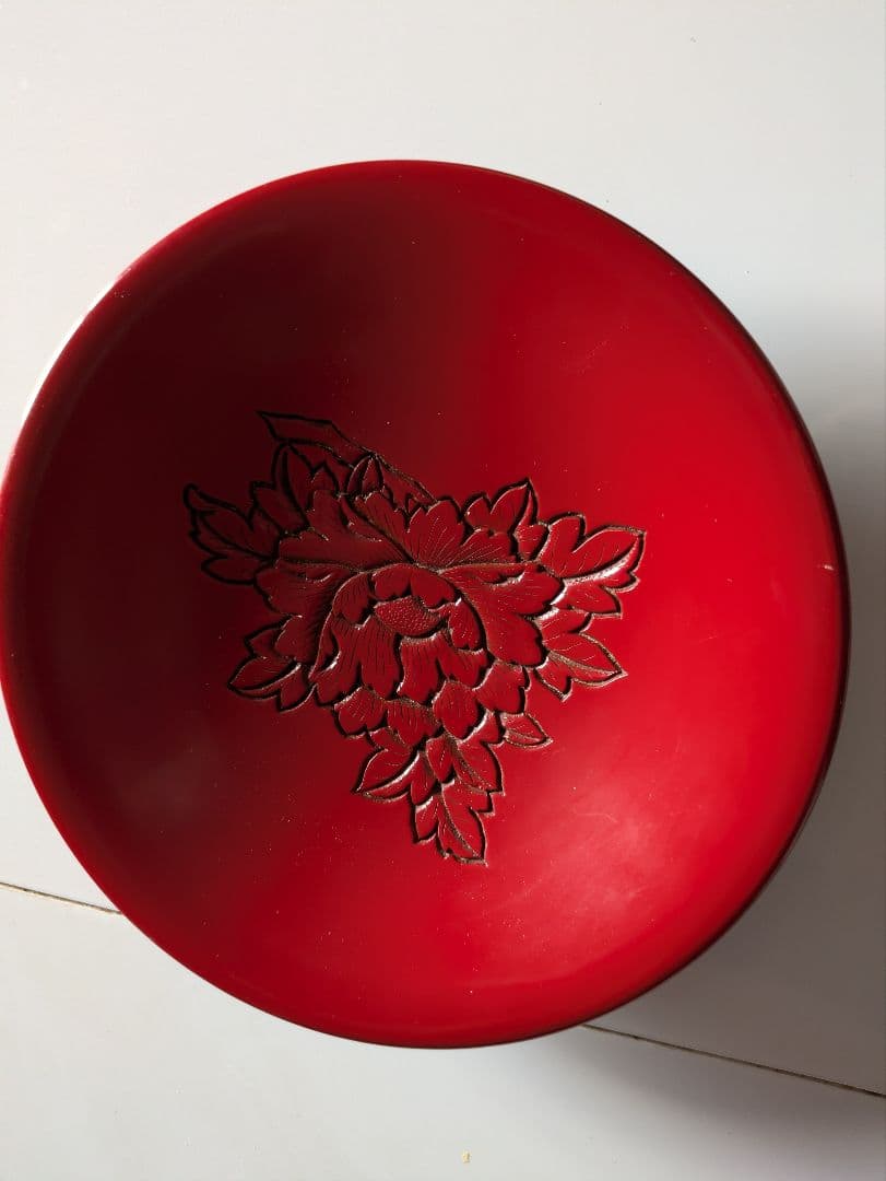 村上堆朱 煎茶一式セット 菓子器