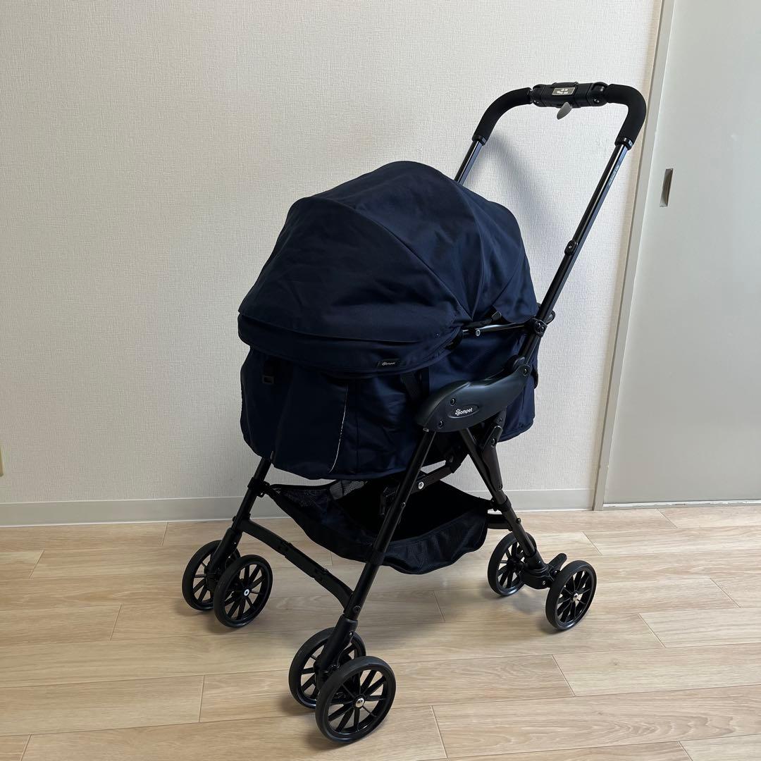 コムペット ミリミリ ライト アルファ EG ロング D 美品 ペットカート