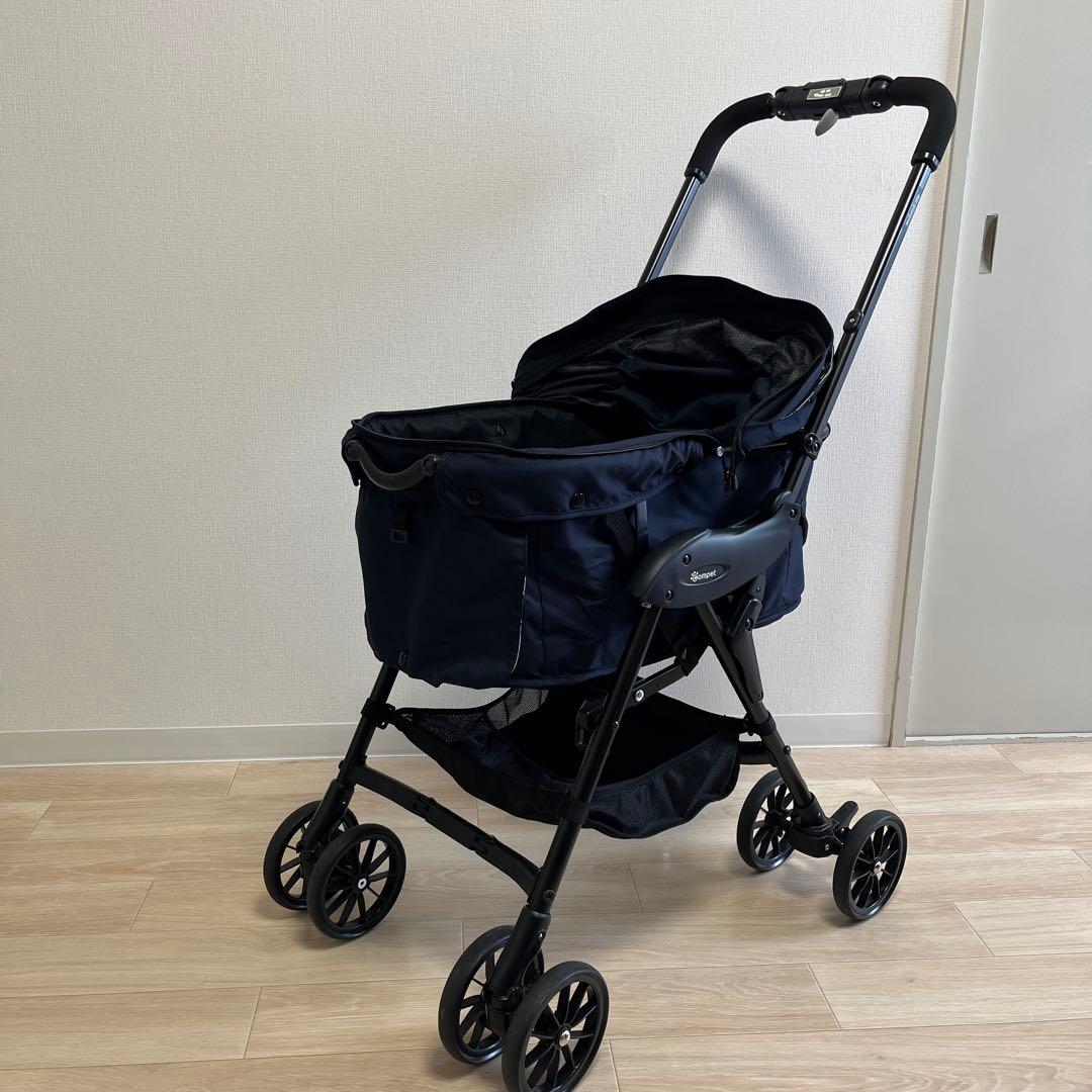 コムペット ミリミリ ライト アルファ EG ロング D 美品 ペットカート