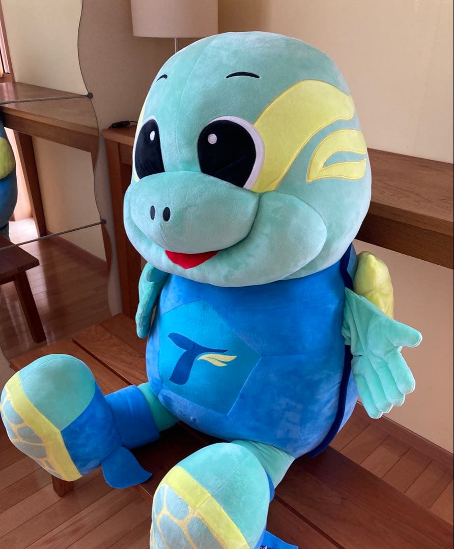 圧倒的ニータン　ぬいぐるみ　タグ付き　クラファン限定特大　大分トリニータ