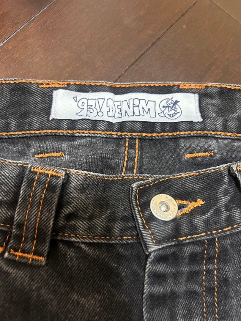 スケートボード polar skate 93 washed black 30/32