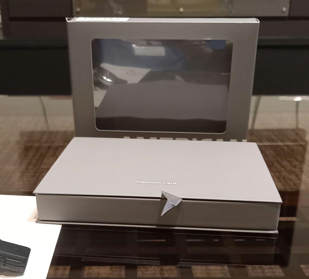 AMEX センチュリオンカード専用封筒　プラチナカード・ラゲッジタグ