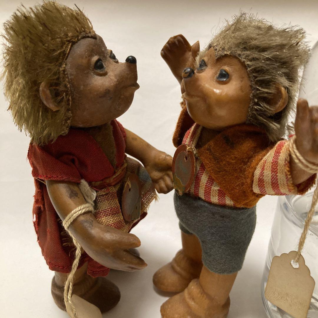 SALE❣️シュタイフ　ハリネズミの男の子と女の子　ヴィンテージ