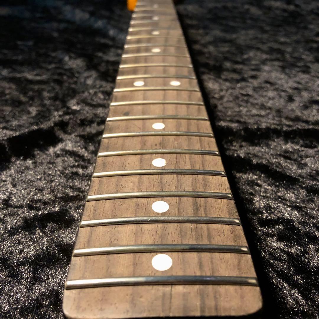 カナダ産フレイムメイプル　エレキギター ネック　テレキャスター ローズウッド