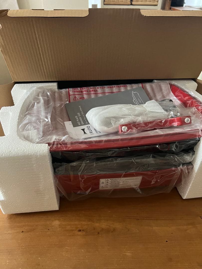 新品未使用 ブルーノ BRUNO ホットプレート グランデ レッド