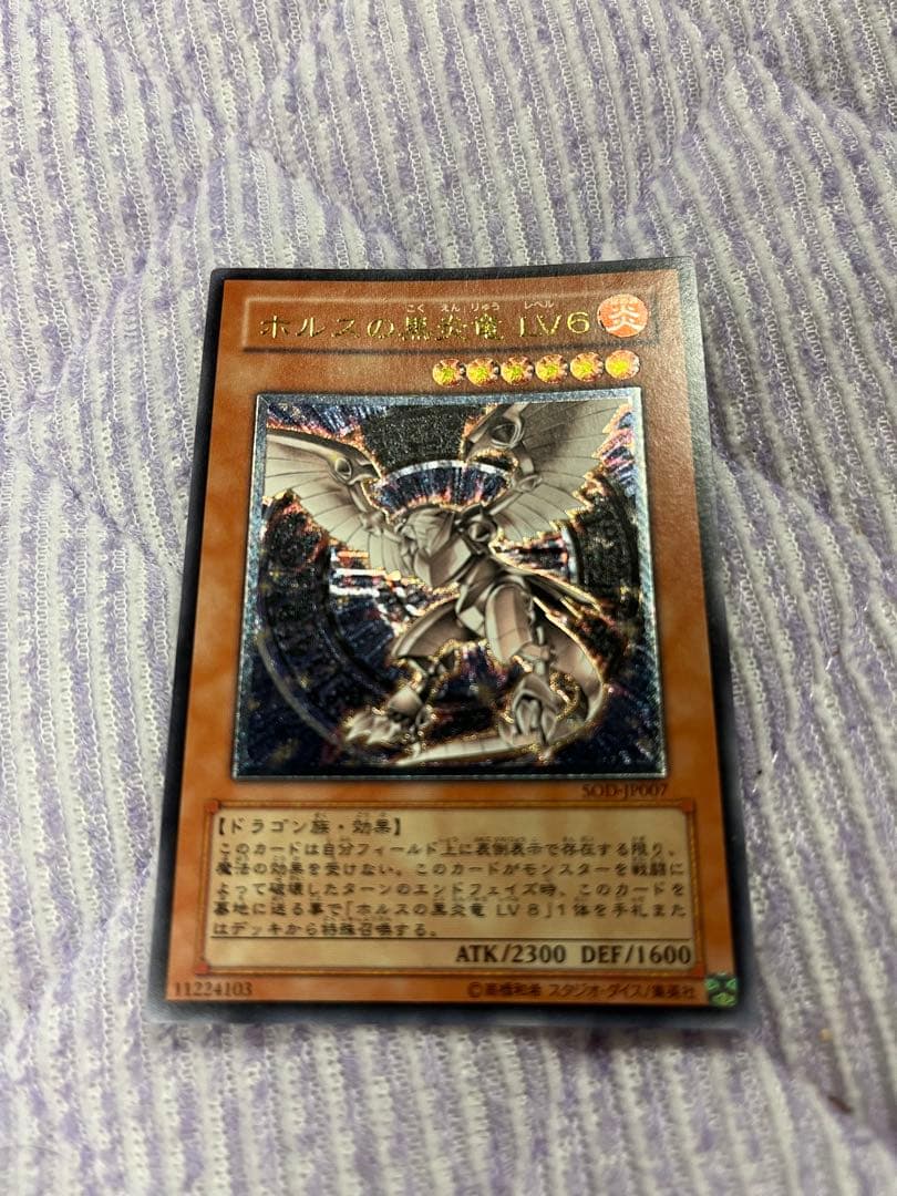 遊戯王カードホルスの黒炎竜LV6