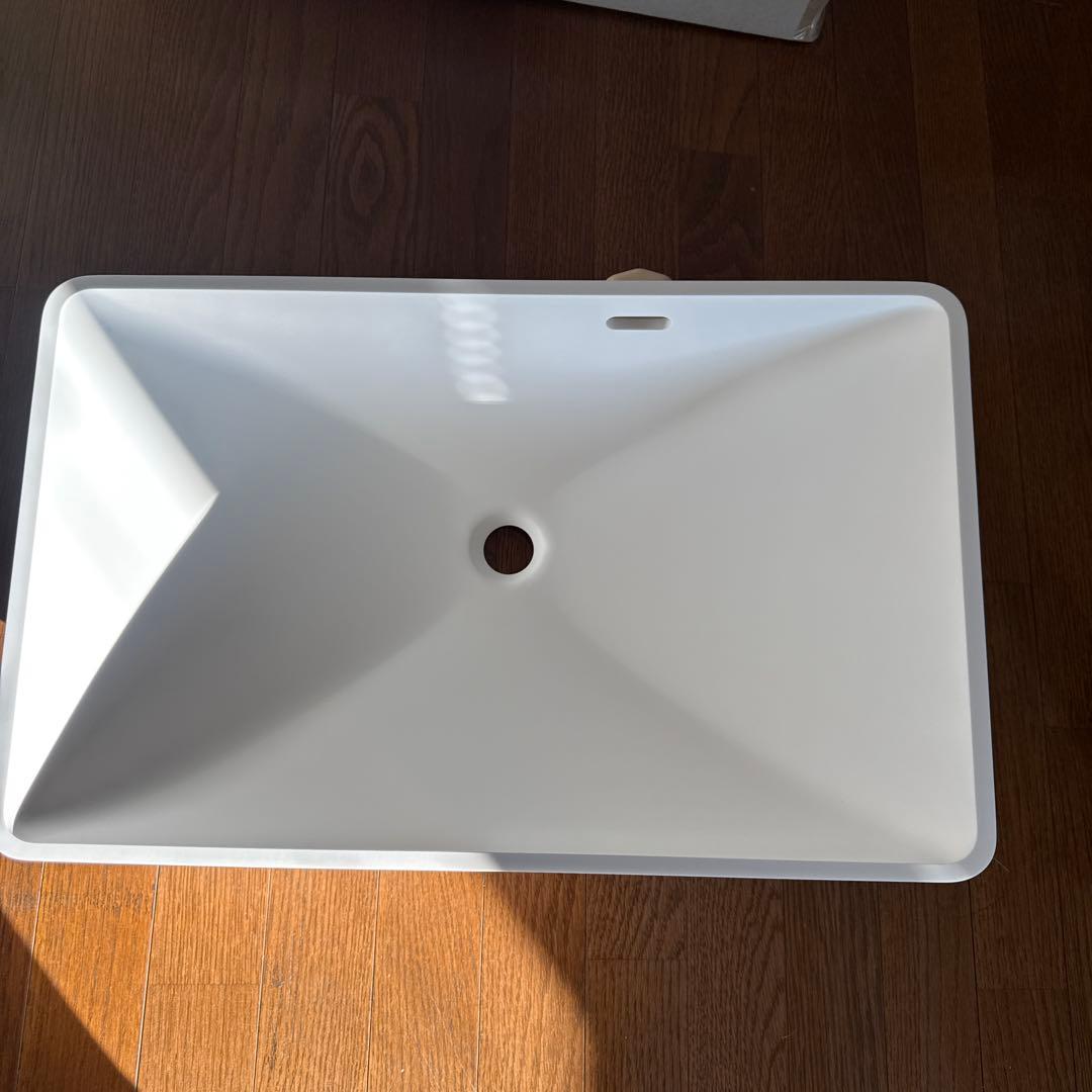 アイカ工業　ホワイト 陶器洗面ボウル KMB5AGW-1