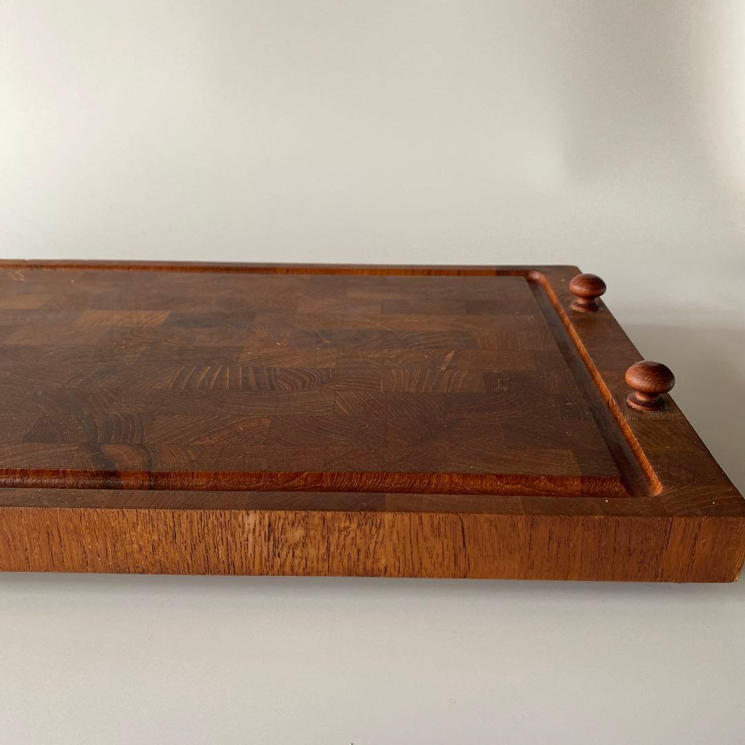 DIGSMED チーク カッティングボード 約45cm トレイ デンマーク 北欧