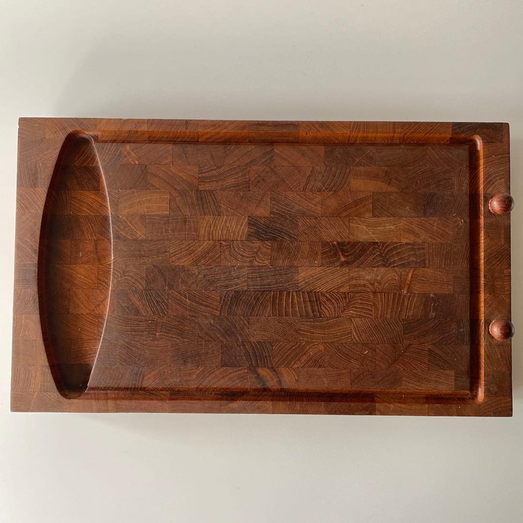 DIGSMED チーク カッティングボード 約45cm トレイ デンマーク 北欧