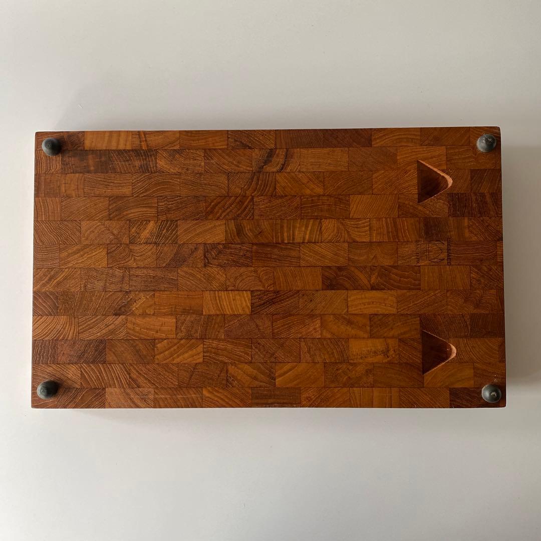 DIGSMED チーク カッティングボード 約45cm トレイ デンマーク 北欧