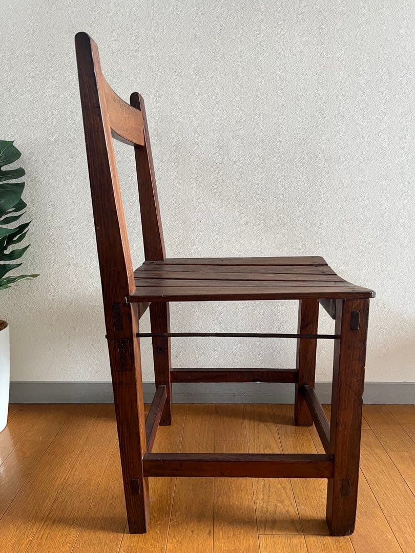 ◆アンティーク◆ 木製チェア　昭和レトロ　ヴィンテージ　古家具　椅子