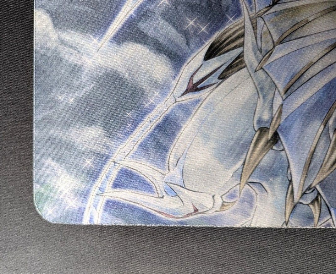 遊戯王 青眼の精霊龍 青き眼の巫女 プレイマット 公式品 asia アジア