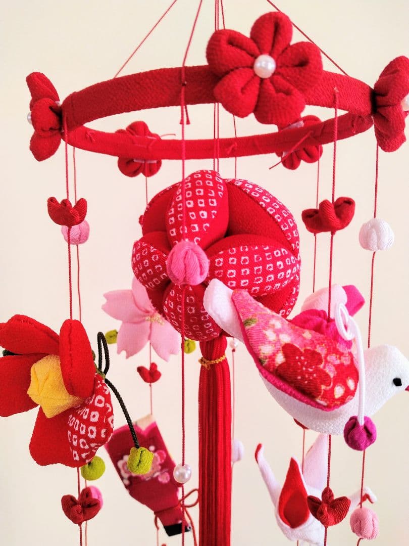 つるし飾り「つるし雛」中