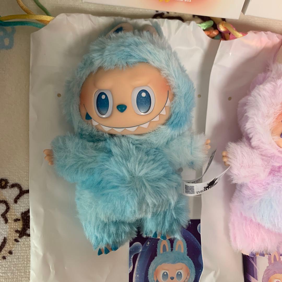 ★POP MART Big into Energy ぬいぐるみ　青・紫