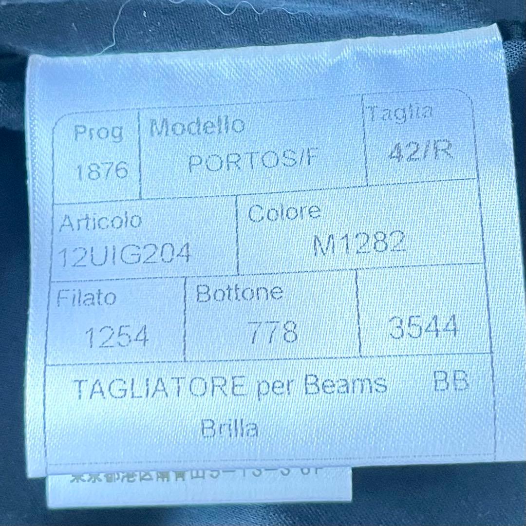 <美品タグ付>TAGLIATORE ブラウン ウール ダブル ジレ サイズ42