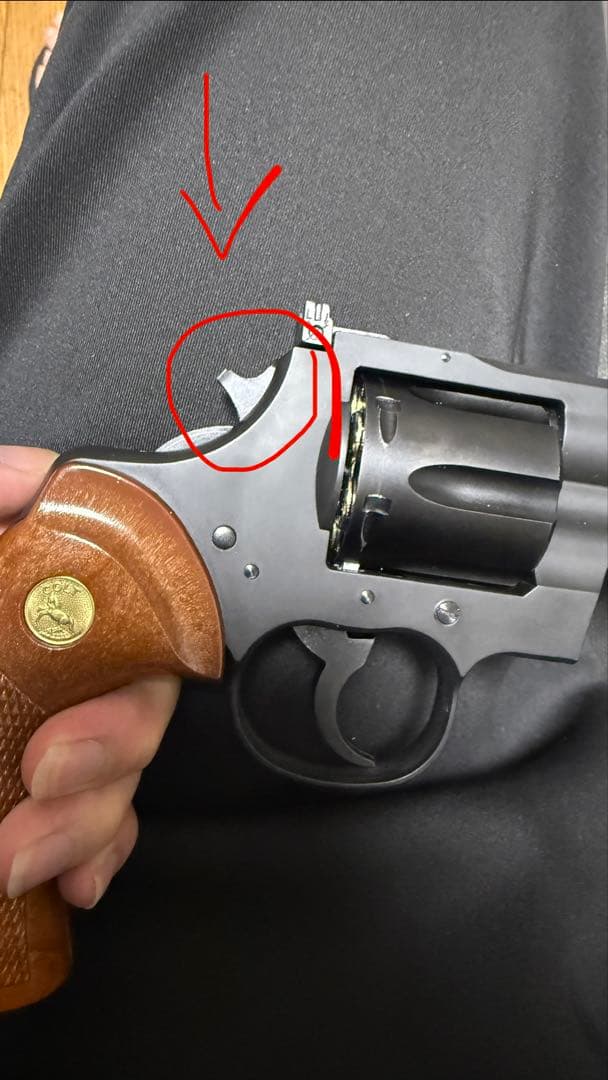 シティーハンター　コルトパイソン 357 マグナム冴羽獠　ガスガン