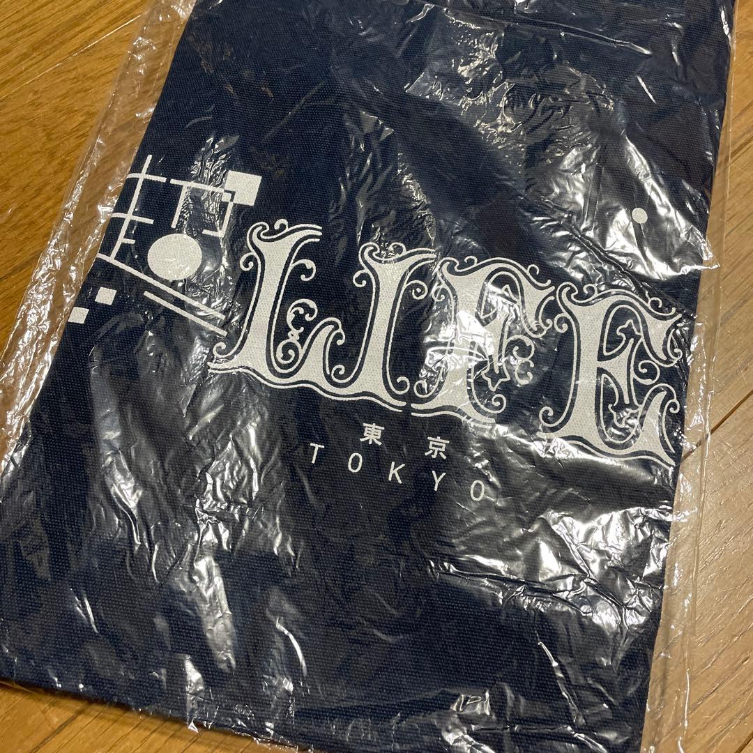 トートバッグ【小沢健二／超LIFE】　ツアーグッズ　ビームス製　ネイビー　ライフ