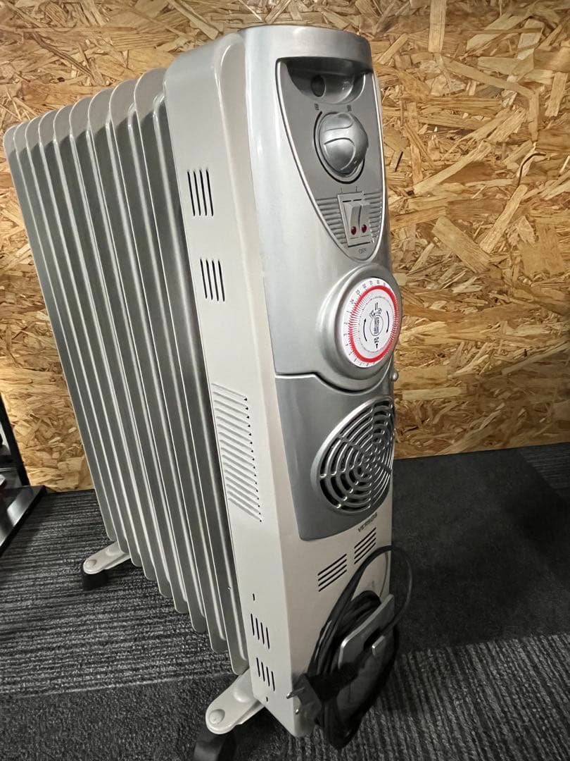 オイルヒーター ／VERSOS／ファンヒーター付／タイマー付