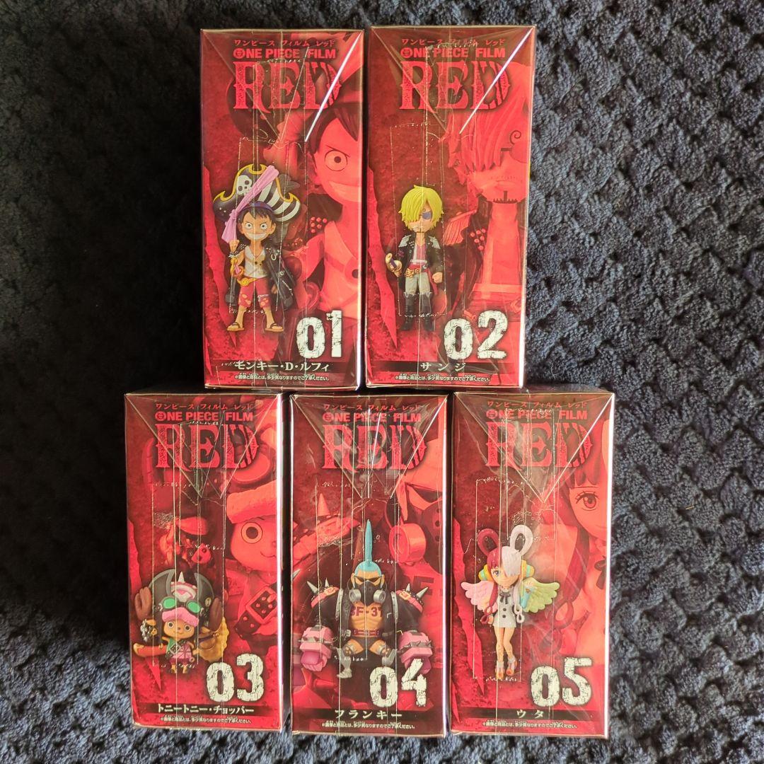 ワンピース　コレクタブル　フィギュア　RED１５種類　ワーコレ　ドラゴンボール