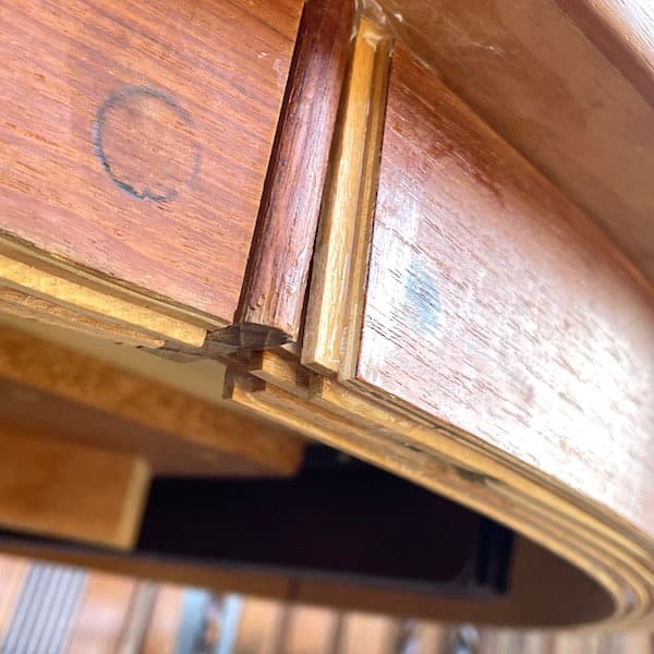 北欧ビンテージ　デンマーク　伸縮ダイニングテーブルテーブル　円形